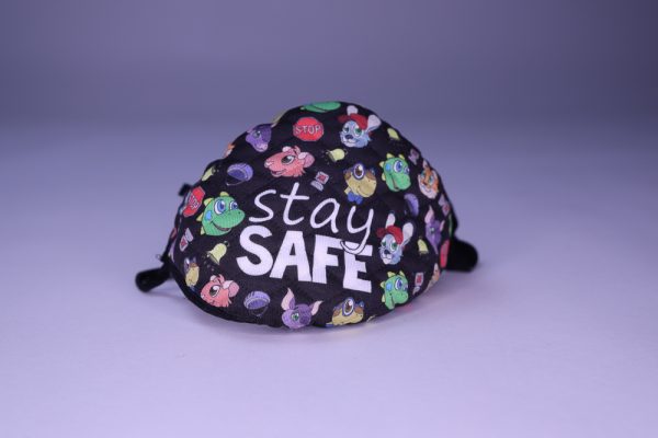 Stay Safe (Black): Face Mask - Image 2