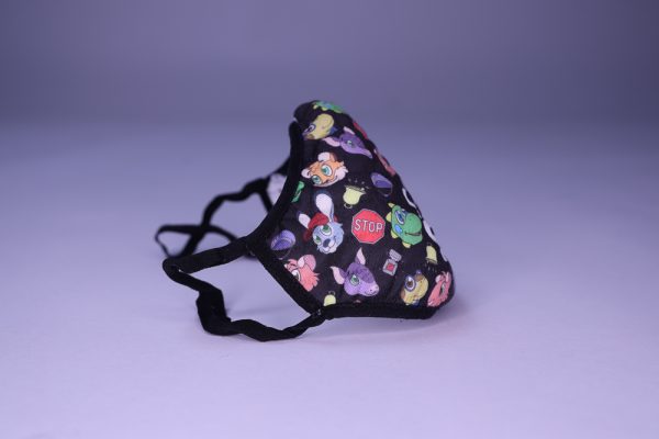 Stay Safe (Black): Face Mask - Image 3