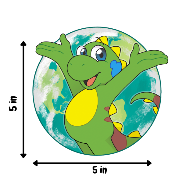 Lil' Iguana Vinyl Decal: Sticker - Image 2