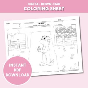 I'm Lost - Coloring Sheet