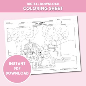 Out & About - Coloring Sheet