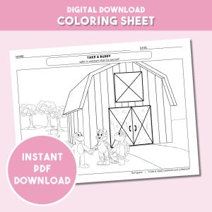 Take a Buddy - Coloring Sheet