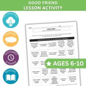 Good Friend Activity - Bingo