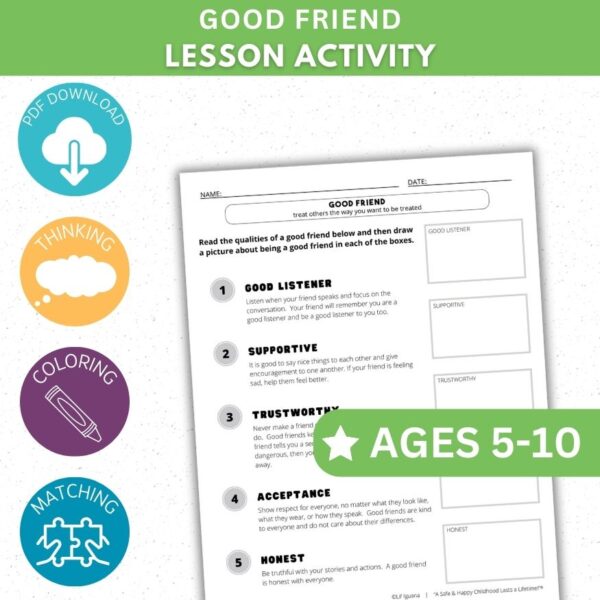 Good Friend Activity - How To Activity