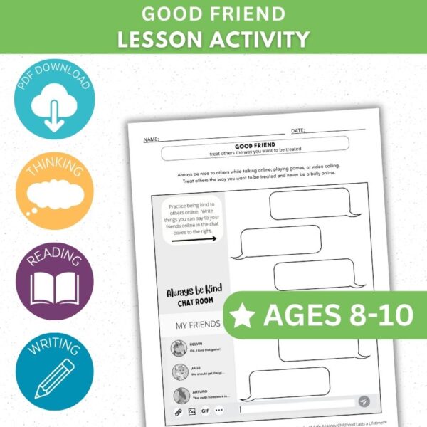 Good Friend Activity - Kindness Chat