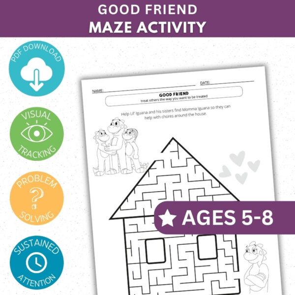 Good Friend Activity- Maze