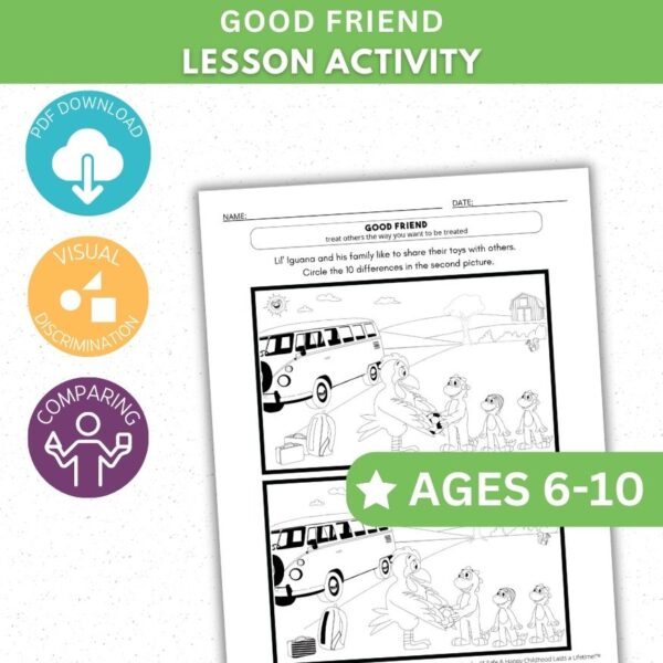 Good Friend Activity - Spot the Differences