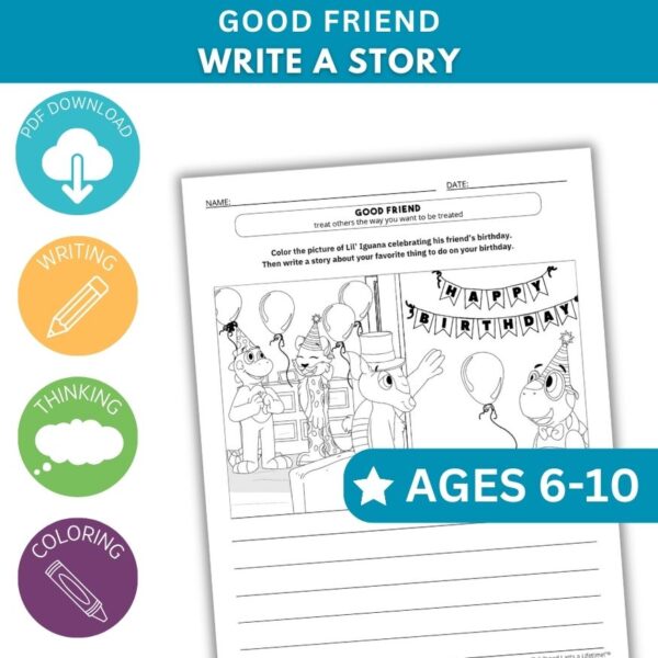 Good Friend Activity - Write a Story