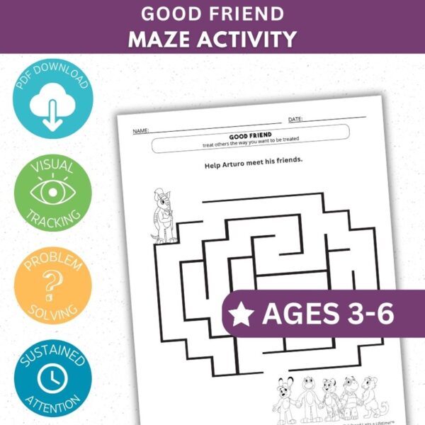 Good Friend Activity - Maze