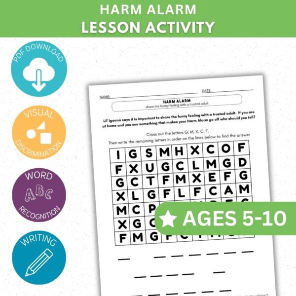 Harm Alarm Activity - Cross Out
