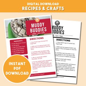 Take a Buddy Activity - Muddy Buddies