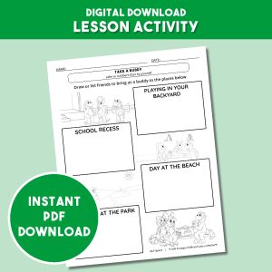 Take a Buddy Activity - Fill & Draw