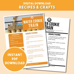 Train Safety Activity - Cookie Snack