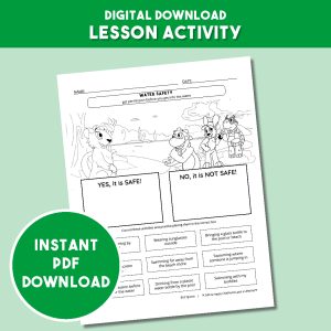 Water Safety Activity - Cut & Paste