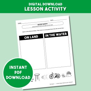 Water Safety Activity - Fill In