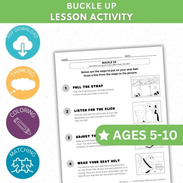 Buckle Up Activity - How to Steps