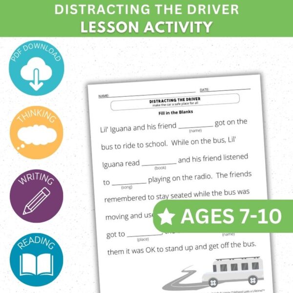 Distracting the Driver Activity - Fill in the Blank
