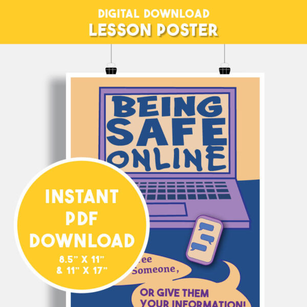 Being Safe Online - Digital Poster