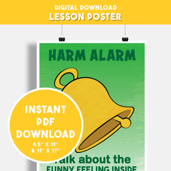 Harm Alarm (Green) - Digital Poster