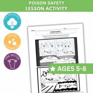 Poison Safety Activity - Spot the Differences