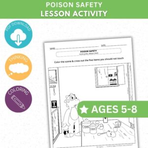 Poison Safety Activity - Cross Out