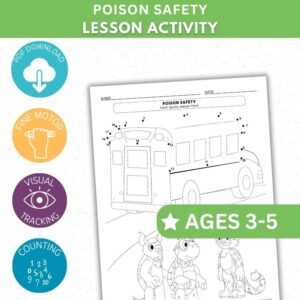 Poison Safety Activity - Connect the Dots