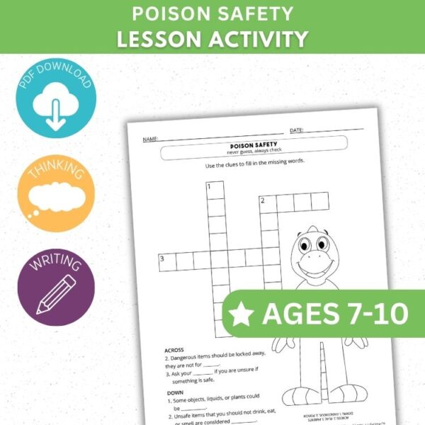 Poison Safety - Crossword Activity