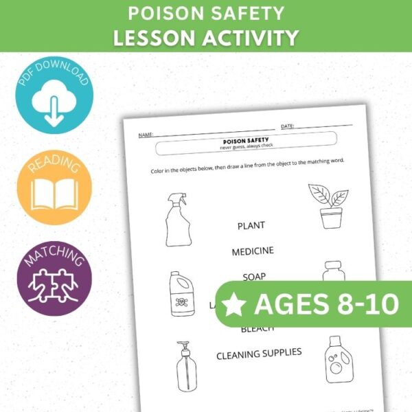 Poison Safety - Matching Activity