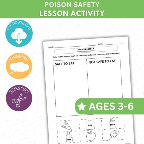 Poison Safety - Cut & Paste Activity