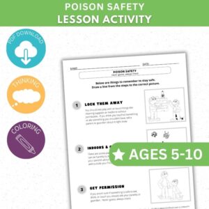 Poison Safety Activity - How To Activity