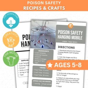 Poison Safety Activity - Hanging Mobile