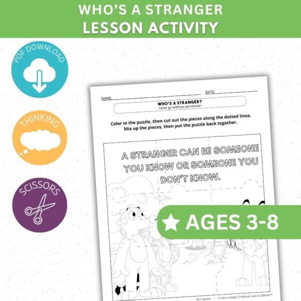 Who's a Stranger Activity - Puzzle Activity