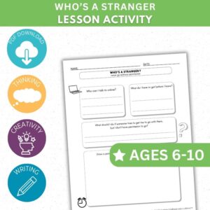 Who's a Stranger Activity - Journal Activity