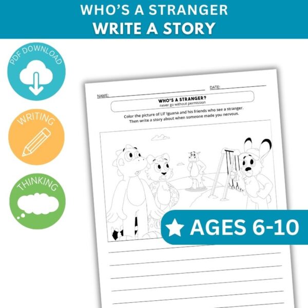Who's a Stranger Activity - Write a Story