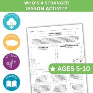 Who's a Stranger Activity - Cut & Paste