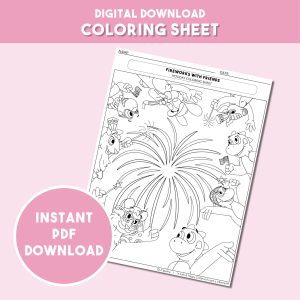 Fireworks - Coloring Sheet