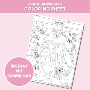 4th of July - Coloring Sheet