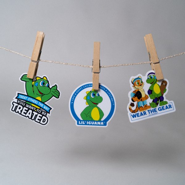 3 Lil' Iguana Bundle: Sticker