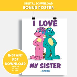 I Love My Sister - Digital Poster