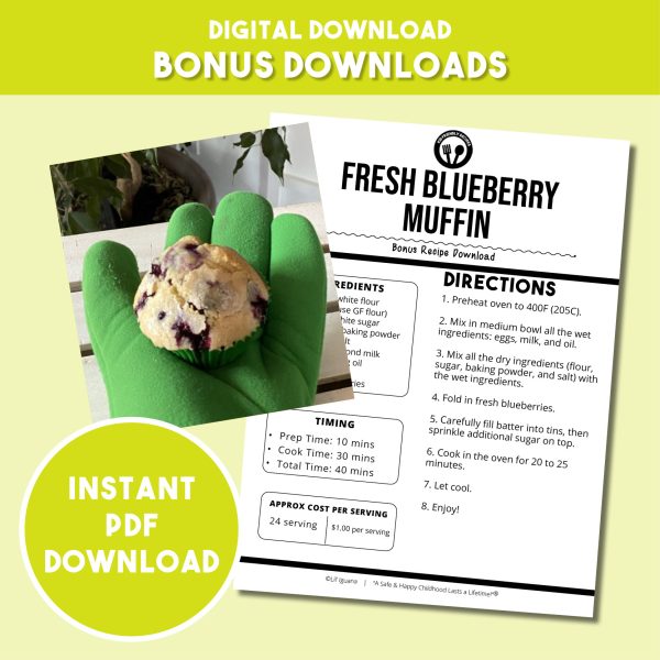 Blueberry Muffin Activity - Recipe