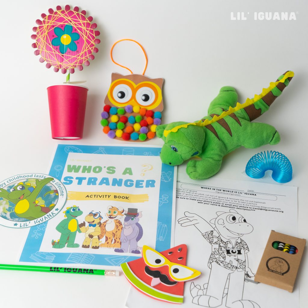 Who’s a Stranger: Activity Box - Lil' Iguana