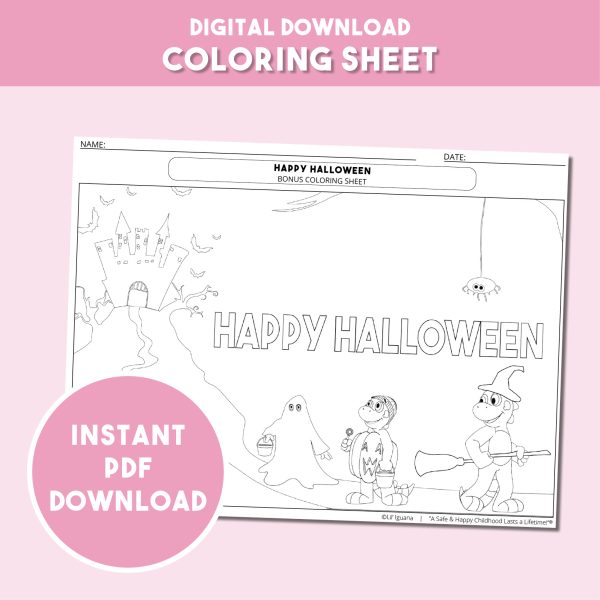 Happy Halloween - Coloring Sheet