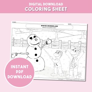Winter Wonderland - Coloring Sheet