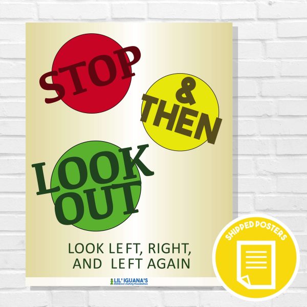 Printed Poster: Stop & Then Look Out
