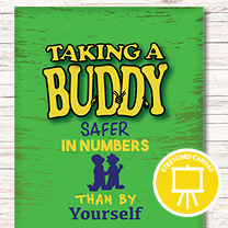 Printed Canvas: Take a Buddy