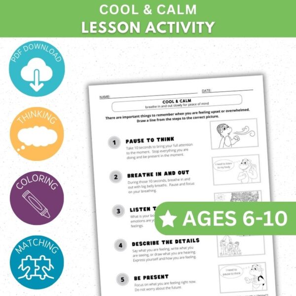 Cool & Calm Activity - How to Steps