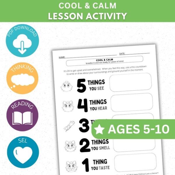 Cool & Calm Activity - Fill In