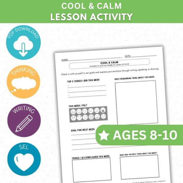Cool & Calm Activity - Check In