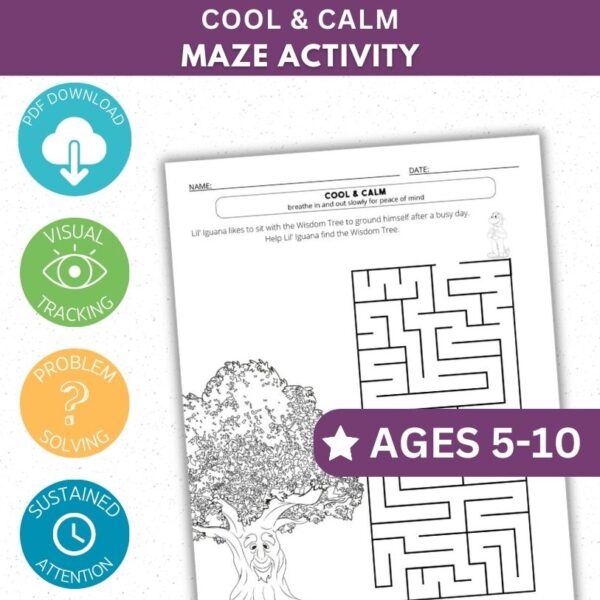 Cool & Calm Activity - Maze