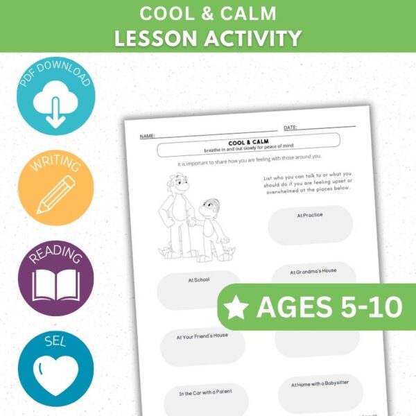 Cool & Calm Activity - Share Your Feelings